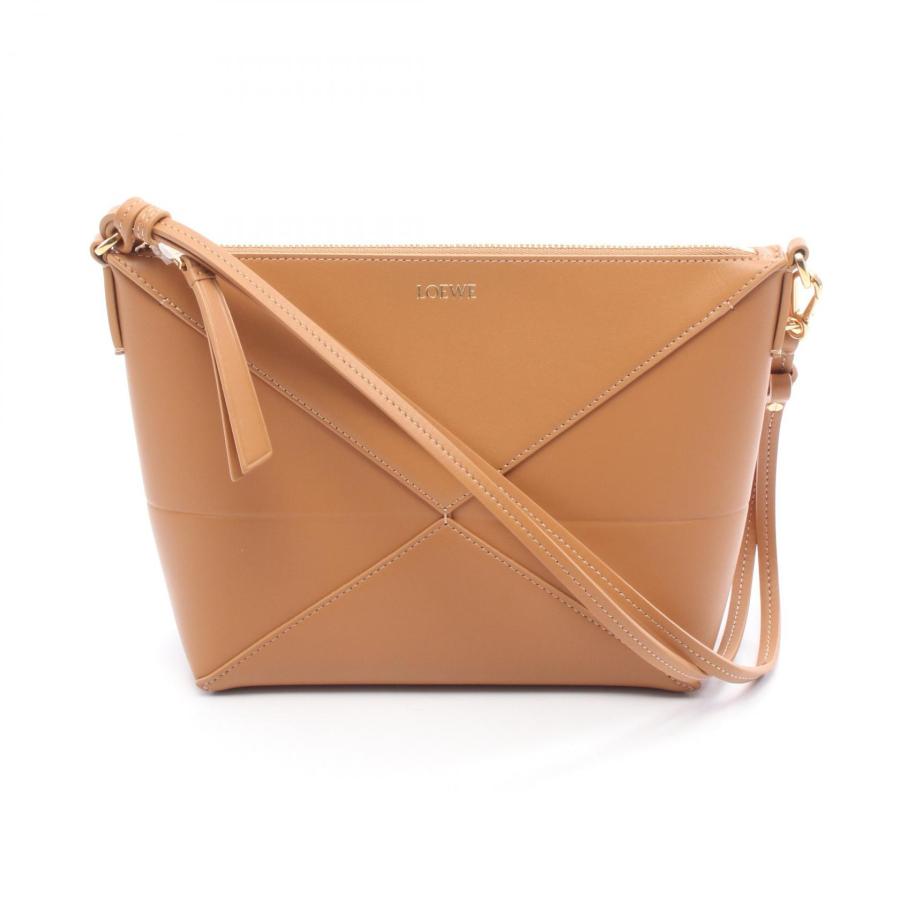 ロエベ LOEWE パズルフォルド ポーチ セカンドバッグ クラッチバッグ バッグ レザー レディース ブラウン系 C510PT1X012586 【新品】 LOEWE（ロエベ） パズルフォルド ポーチ ブランドオフ レザー セカンド