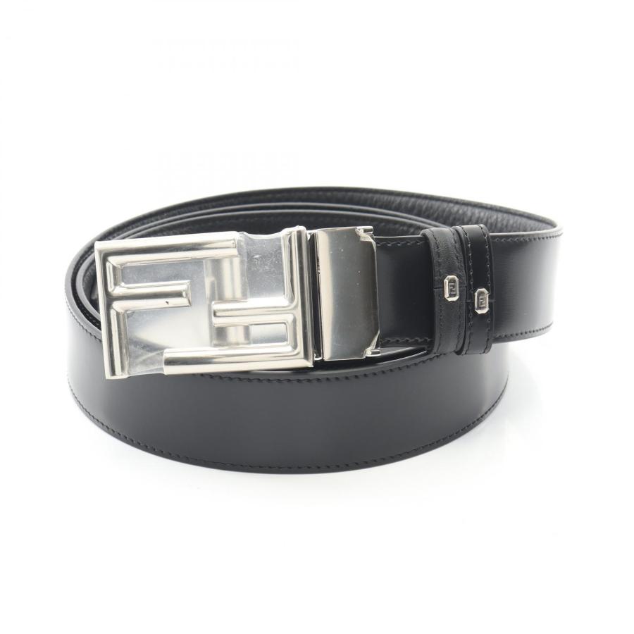 FENDI（フェンディ） FFロゴ バックル ブランドオフ レザー ベルト