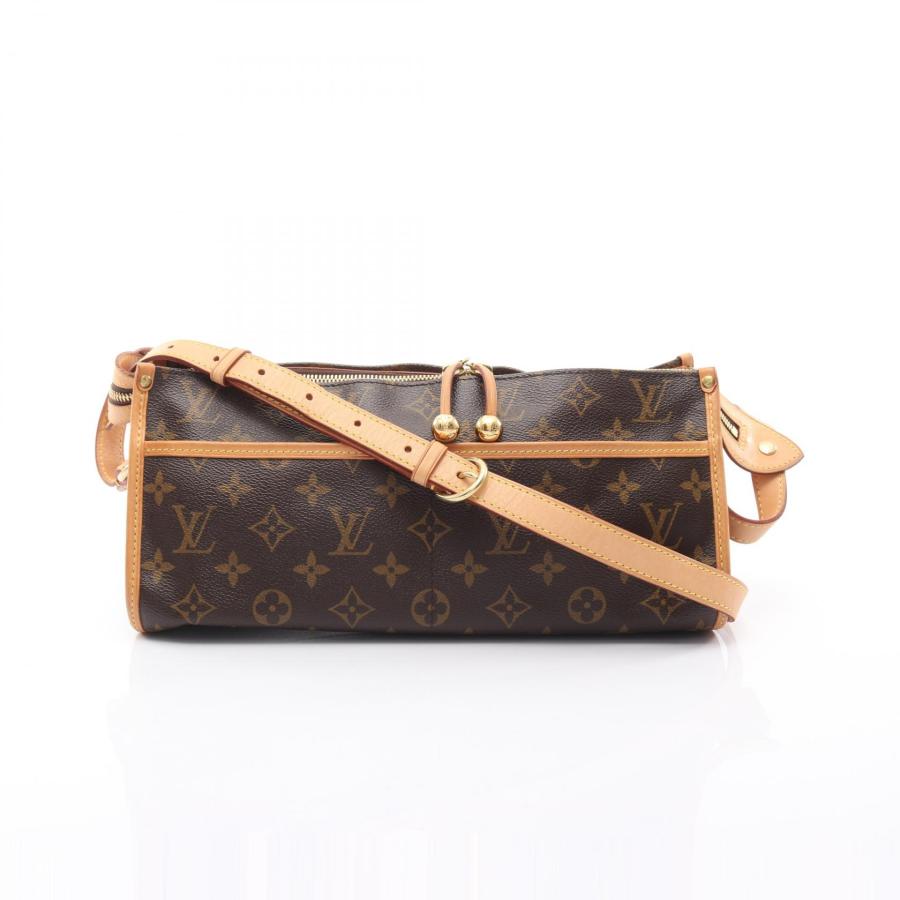 ルイ・ヴィトン LOUIS VUITTON ポパンクール ロン ショルダーバッグ バッグ PVCコーティングキャンバス レザー モノグラム レディース ブラウン系 M40008 【中古】 LOUIS VUITTON（ルイ・ヴィトン） ポパンクール ロン モノグラム