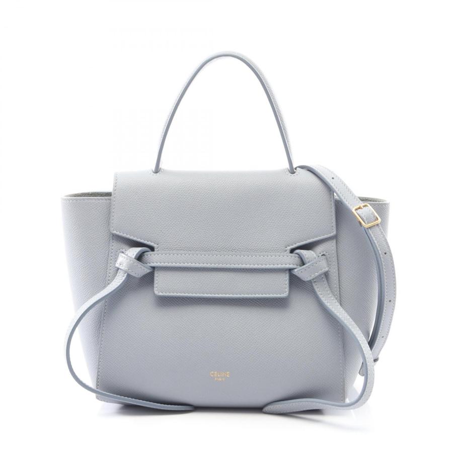 セリーヌ　ベルトバッグ　ナノ　グレー　ハンドバッグ　ショルダーバッグ　即購入◎ CELINE（セリーヌ） BELT BAG NANO ベルトバッグ ナノ ブランドオフ