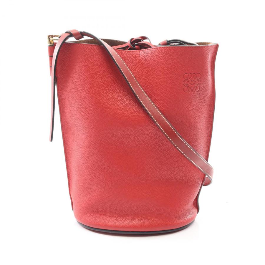 LOEWE（ロエベ） ゲート アナグラム バケット ブランドオフ レザー