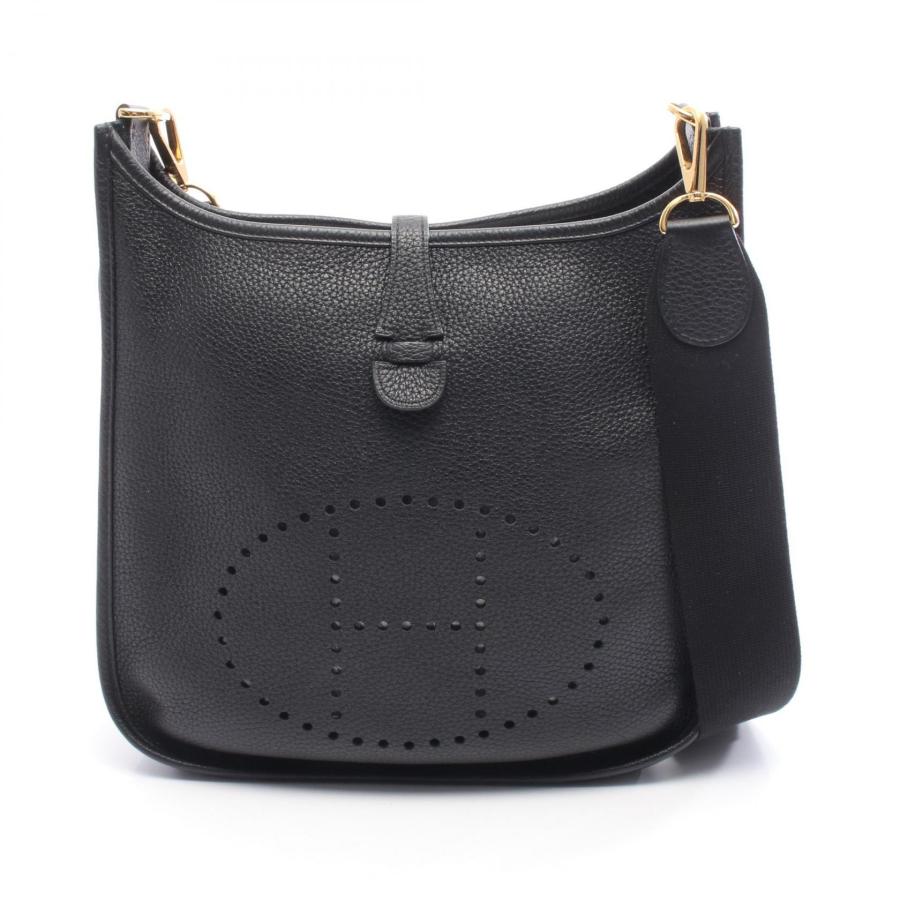 エルメス HERMES エヴリン 3 トロワ PM ショルダーバッグ バッグ レザー トリヨンクレマンス トリヨンクレマンス ブラック（エルメス） B刻印（2023年製造） レディース ブラック系 【中古】 HERMES - エルメス HERMES エヴリン 3 トロワ PM ショルダーバッグ