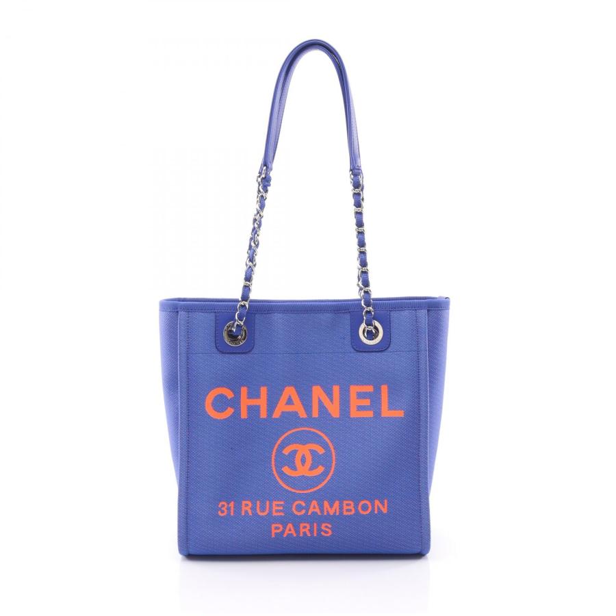 CHANEL（シャネル） ドーヴィルPM ブランドオフ キャンバス トート