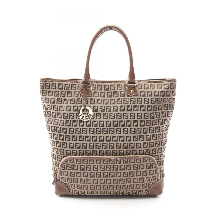 FENDI ズッキーノ キャンバス トートバッグ FENDI（フェンディ） ズッキーノ ブランドオフ キャンバス トート
