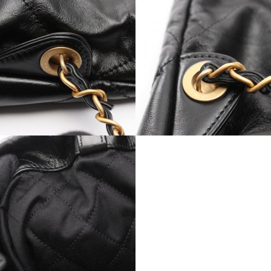 CHANEL（シャネル） 22 ラージ ブランドオフ レザー リュックサック