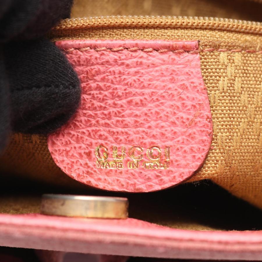GUCCI（グッチ） バンブー ブランドオフ スウェード ハンドバッグ