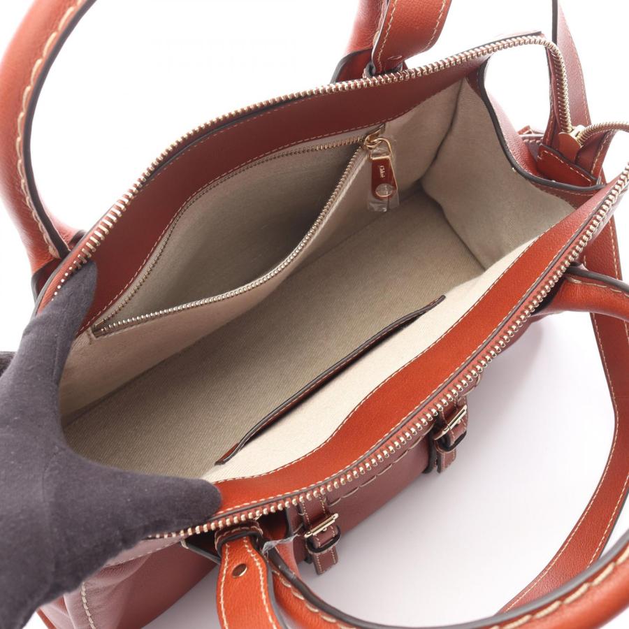 Chloe（クロエ） EDITH ブランドオフ レザー ハンドバッグ レザー