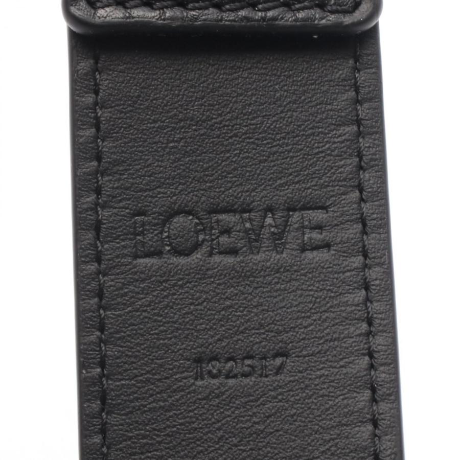 LOEWE（ロエベ） アナグラム チャンキー ブランドオフ レザー ベルト