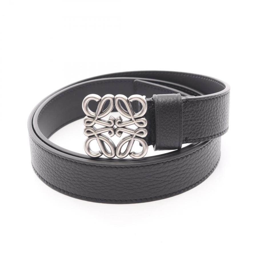 [新品未使用] LOEWE/ロエベ レザーベルト LOEWE（ロエベ） チャンキー アナグラム ブランドオフ レザー ベルト