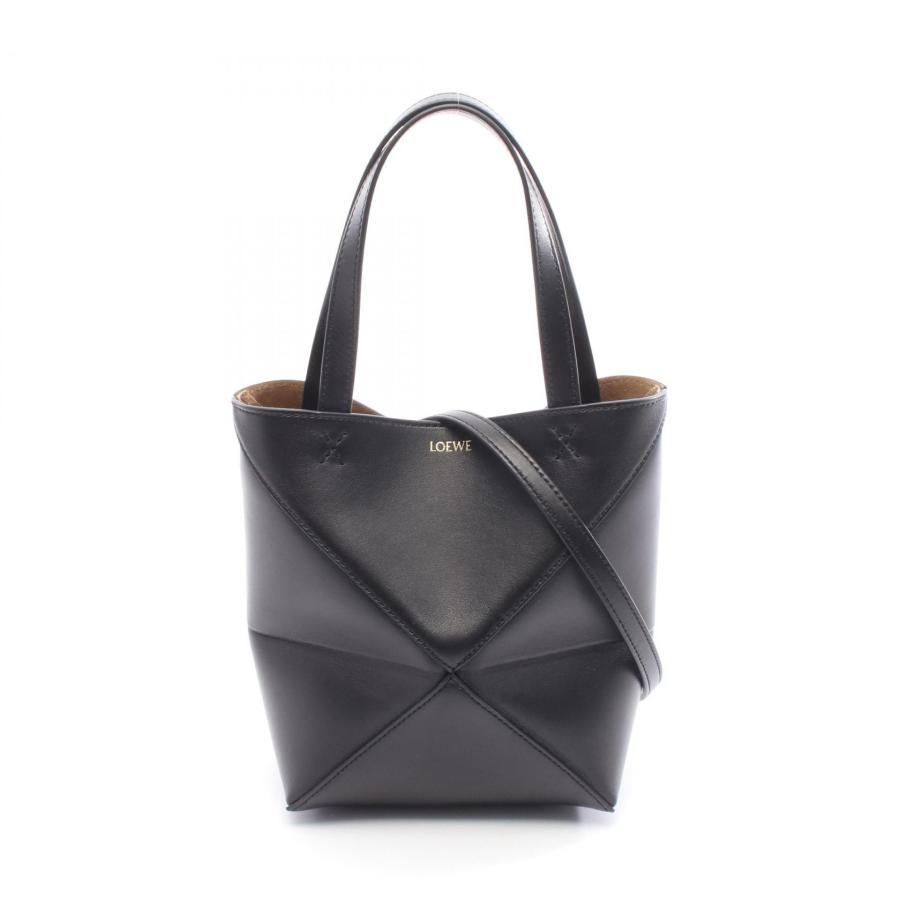 LOEWE（ロエベ） パズルフォルド ミニ ブランドオフ レザー