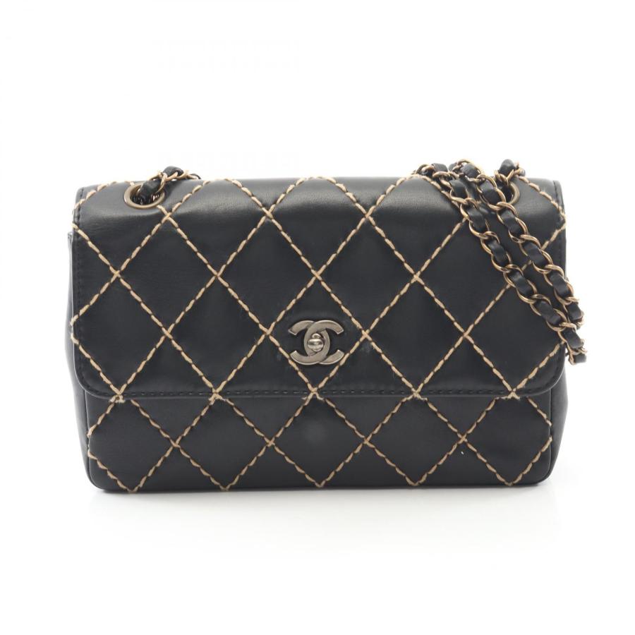 CHANEL（シャネル） ワイルドステッチ ブランドオフ レザー ショルダー