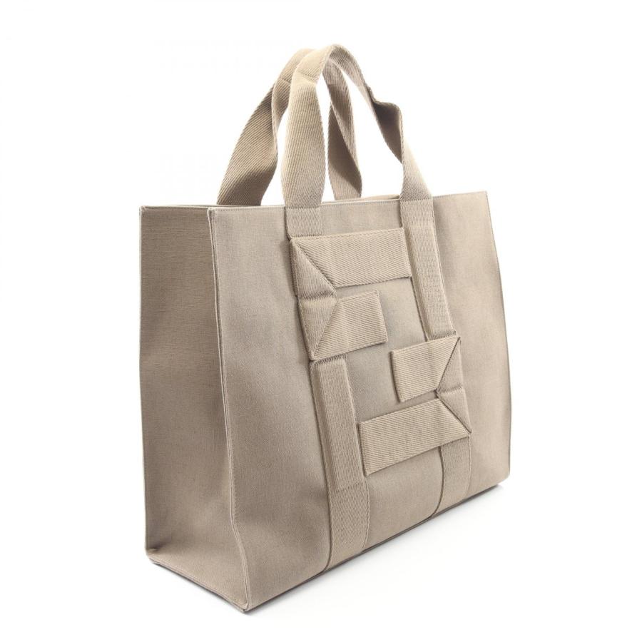 フェンディ FENDI  ロゴ  トートバッグ キャンバス レディース  中古 FENDI（フェンディ） FFロゴ ブランドオフ キャンバス トートバッグ