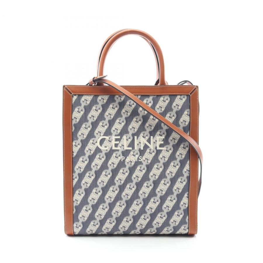 セリーヌ　CELINE トートバッグ　バーティカルカバトリオンフキャンバス CELINE（セリーヌ） トリオンフ バッグ ミニ バーティカルカバ