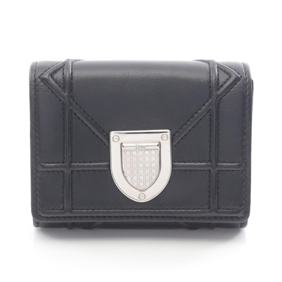 ディオール Diorama ディオラマ ブランドオフ Dior レザー 二つ折り