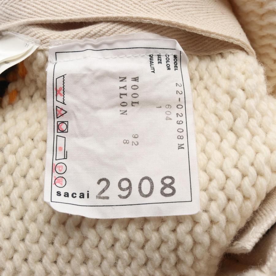 sacai（サカイ） Nordic Knit Pullover ブランドオフ ウール ニット