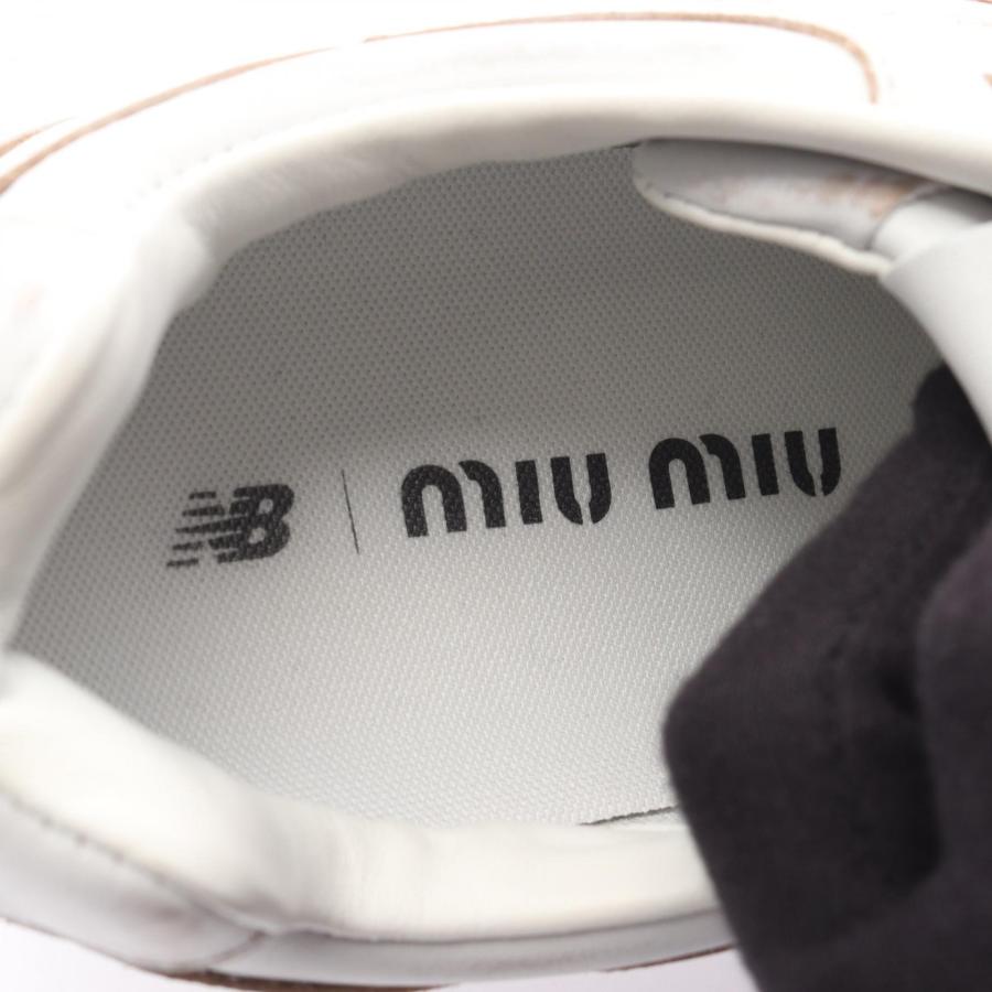 ミュウ miu × New Balance 530 SL ブランドオフ Miu レザー スニーカー