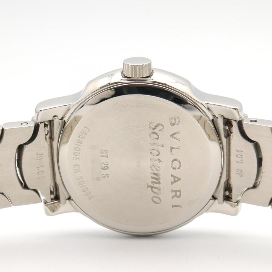 BVLGARI ブルガリ ST29BSSD ソロテンポ 腕時計 SS SS レディース [中古] BVLGARI（ブルガリ） 時計 レディース ソロテンポ ST29S クォーツ SS