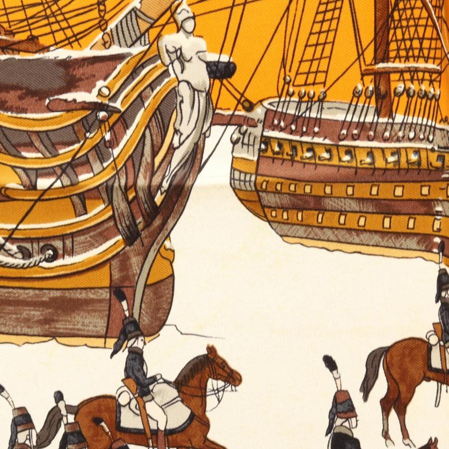 HERMES（エルメス） カレ90 MARINE ET CAVALERIE ブランドオフ シルク