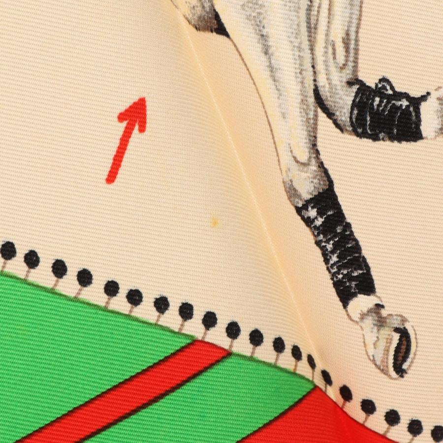 HERMES（エルメス） カレ90 LE MONDE DU POLO ブランドオフ シルク