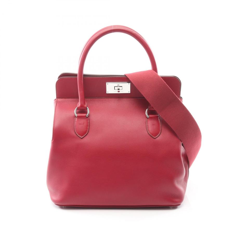 レザー ハンドバッグ 赤内装 HERMES（エルメス） ツールボックス26 ブランドオフ レザー