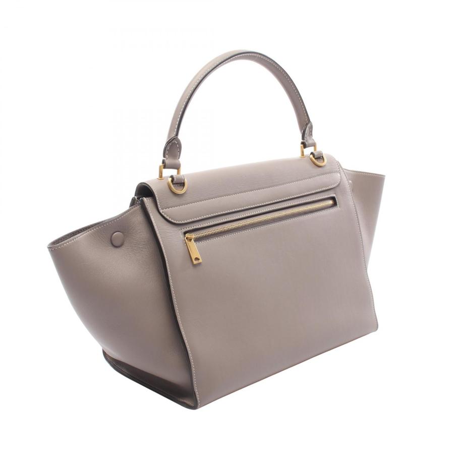 セリーヌ トラペーズ ミディアム ブランドオフ CELINE レザー ハンドバッグ カーフ 中古 レディース