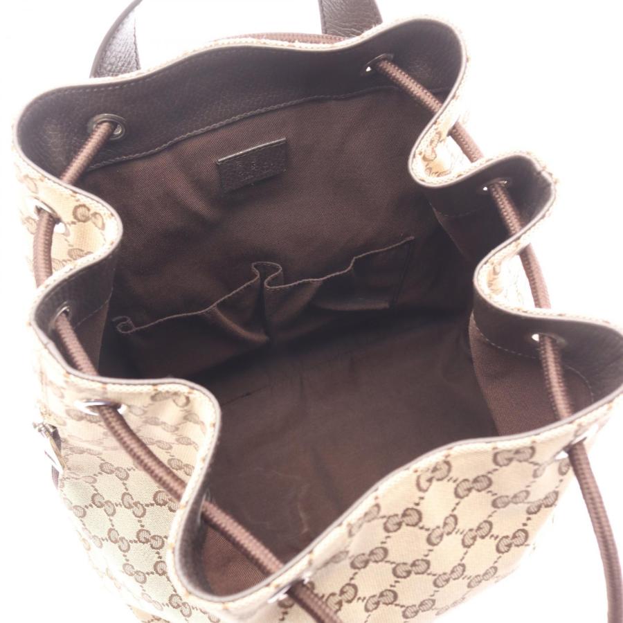 GUCCI（グッチ） ブランドオフ キャンバス リュックサック バック
