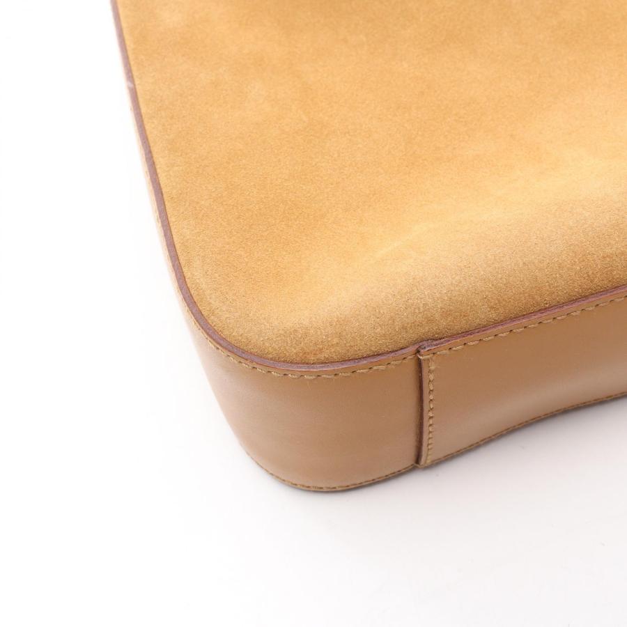 GUCCI（グッチ） ブランドオフ スウェード ショルダーバッグ スエード