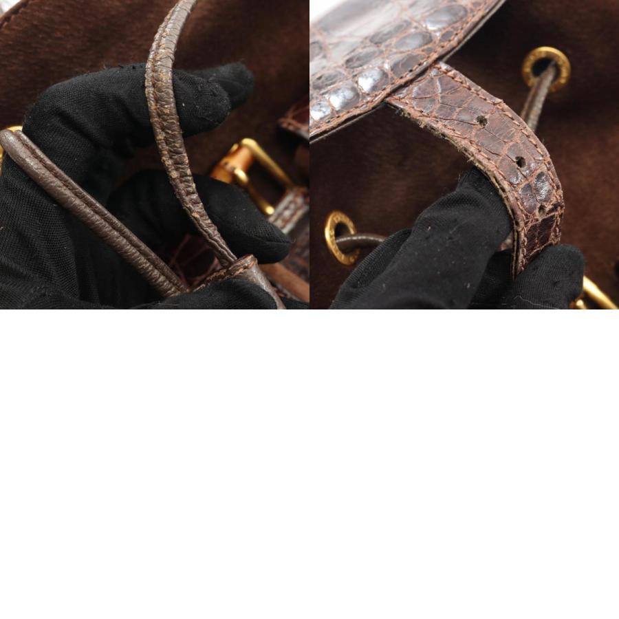GUCCI（グッチ） バンブー ブランドオフ スウェード リュックサック