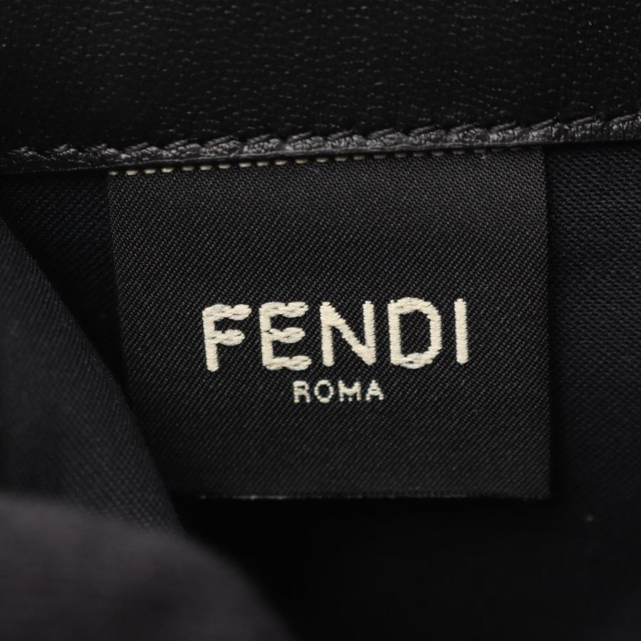 FENDI（フェンディ） バゲット ブランドオフ レザー ショルダーバッグ 