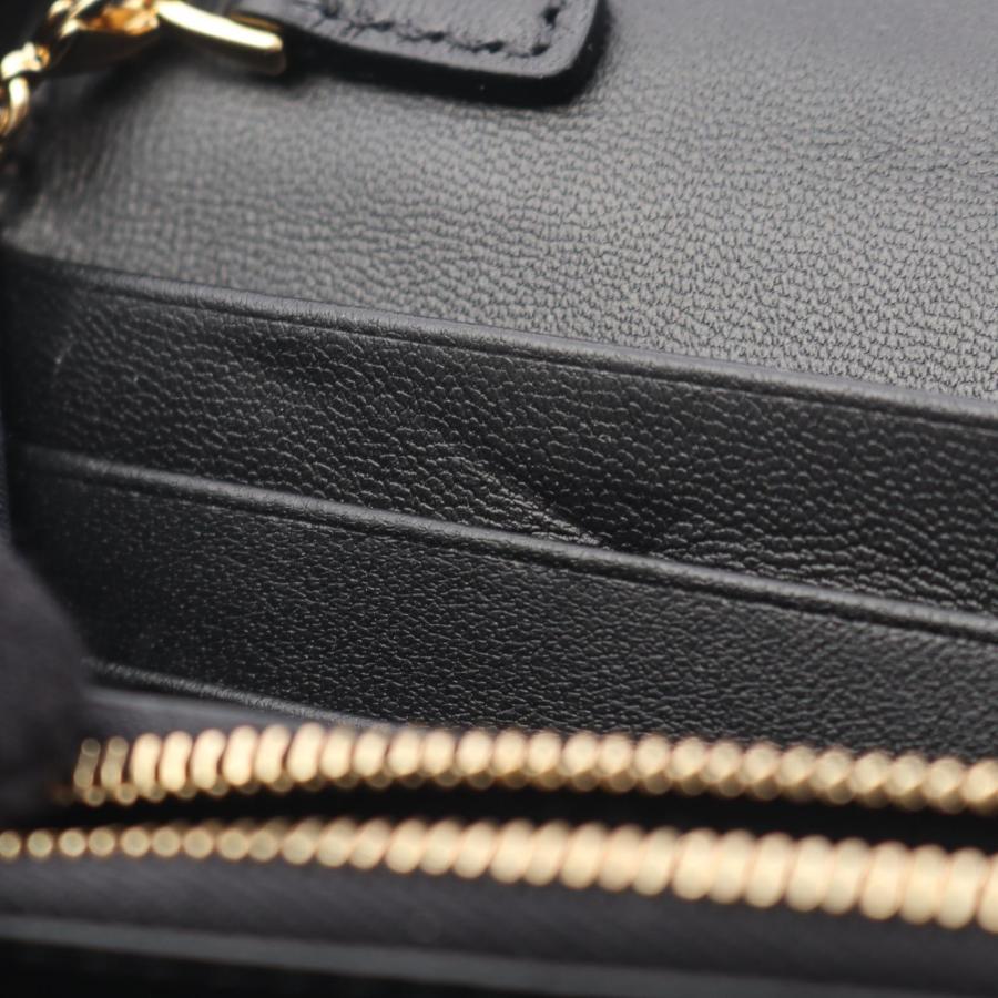 FENDI（フェンディ） バゲット ブランドオフ レザー ショルダーバッグ 