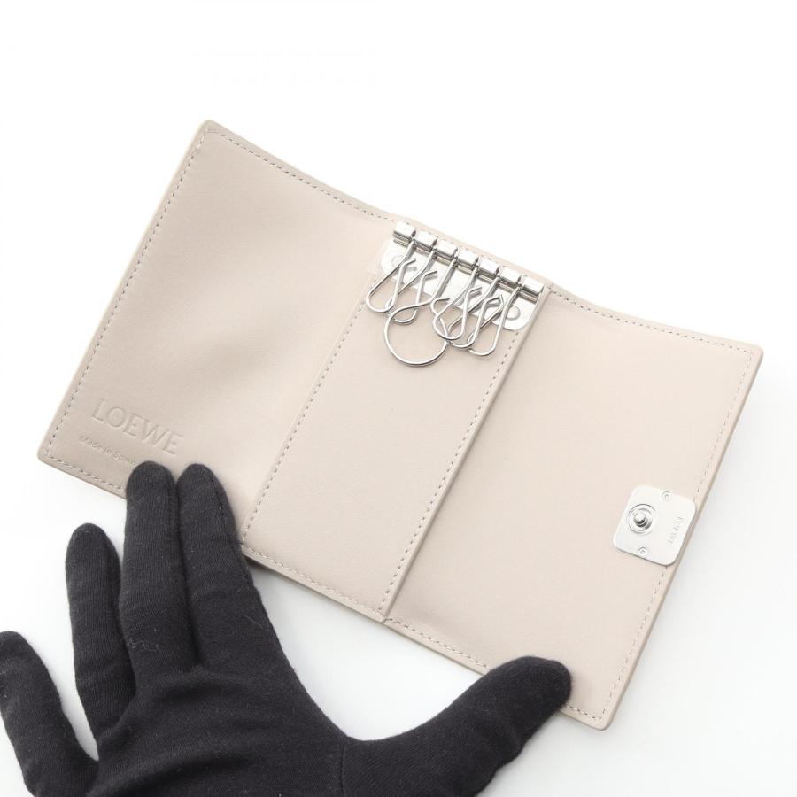 LOEWE（ロエベ） アナグラム ブランドオフ レザー キーケース カーフ