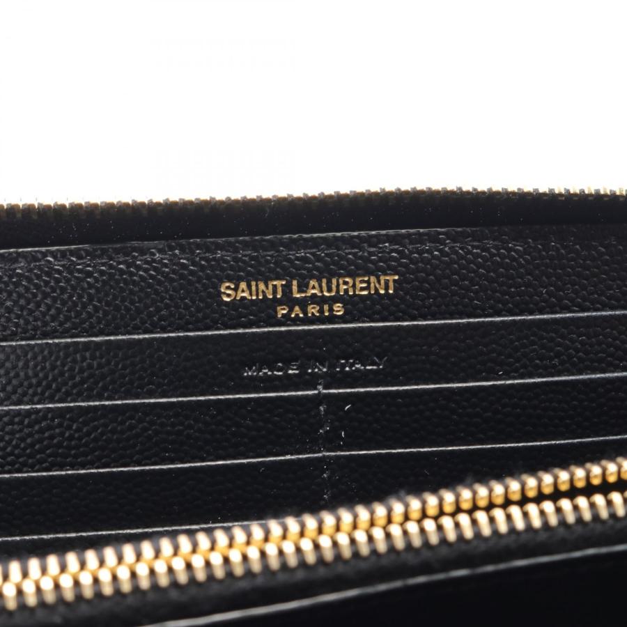 爆買 サンローランパリ モノグラム サンローラン ブランドオフ SAINT LAURENT PARIS レザー ラウンド長財布 レザーの画像