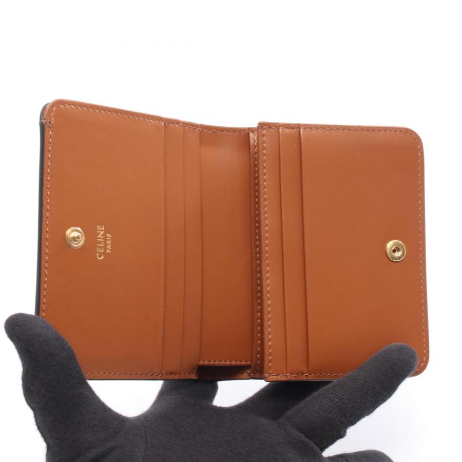 CELINE（セリーヌ） 爆買 トリオンフ ブランドオフ レザー 二つ折り