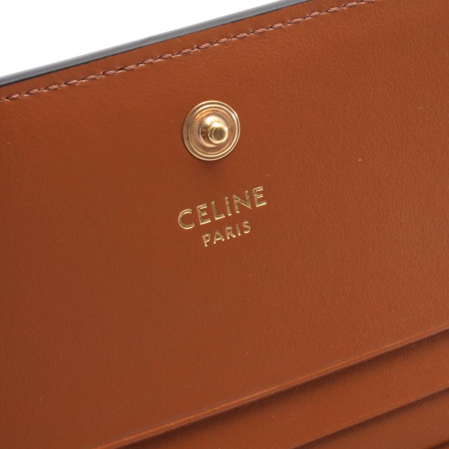 CELINE（セリーヌ） 爆買 トリオンフ ブランドオフ レザー 二つ折り