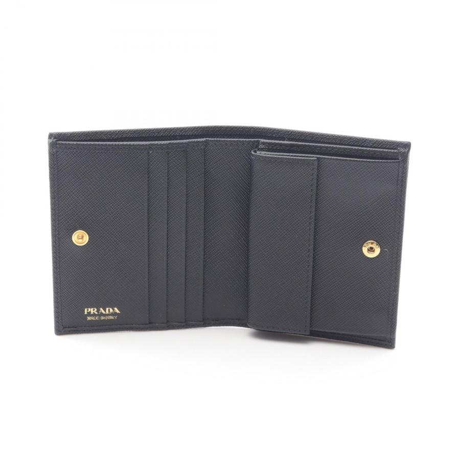 PRADA SAFFIANO TRIANG 二つ折り財布 サフィアーノレザー PRADA（プラダ） SAFFIANO TRIANG ブランドオフ サフィアーノレザー 二