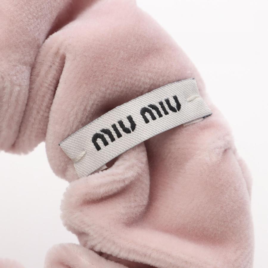 ミュウ メタルロゴ リボン シュシュ ブランドオフ Miu その他 その他
