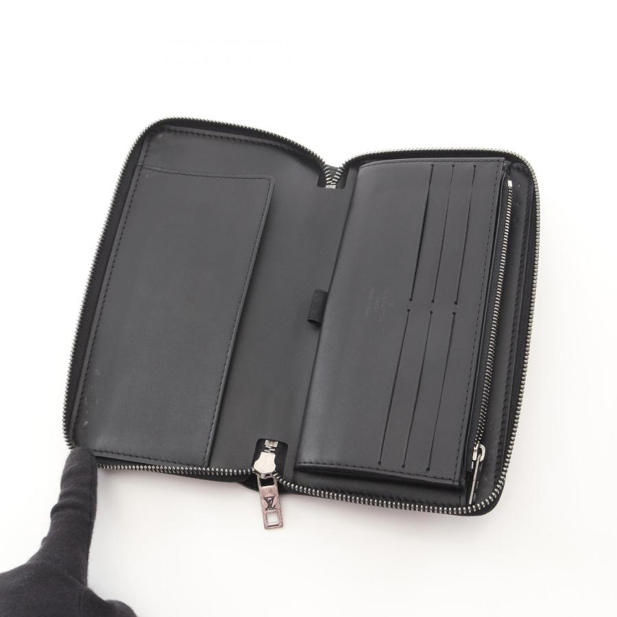 ルイ・ヴィトン LOUIS VUITTON ジッピーオーガナイザー ラウンド長財布 財布 レザー ユタ メンズ ブラック系 M97026 【中古】 LOUIS VUITTON（ルイ・ヴィトン） ジッピーオーガナイザー ブランド