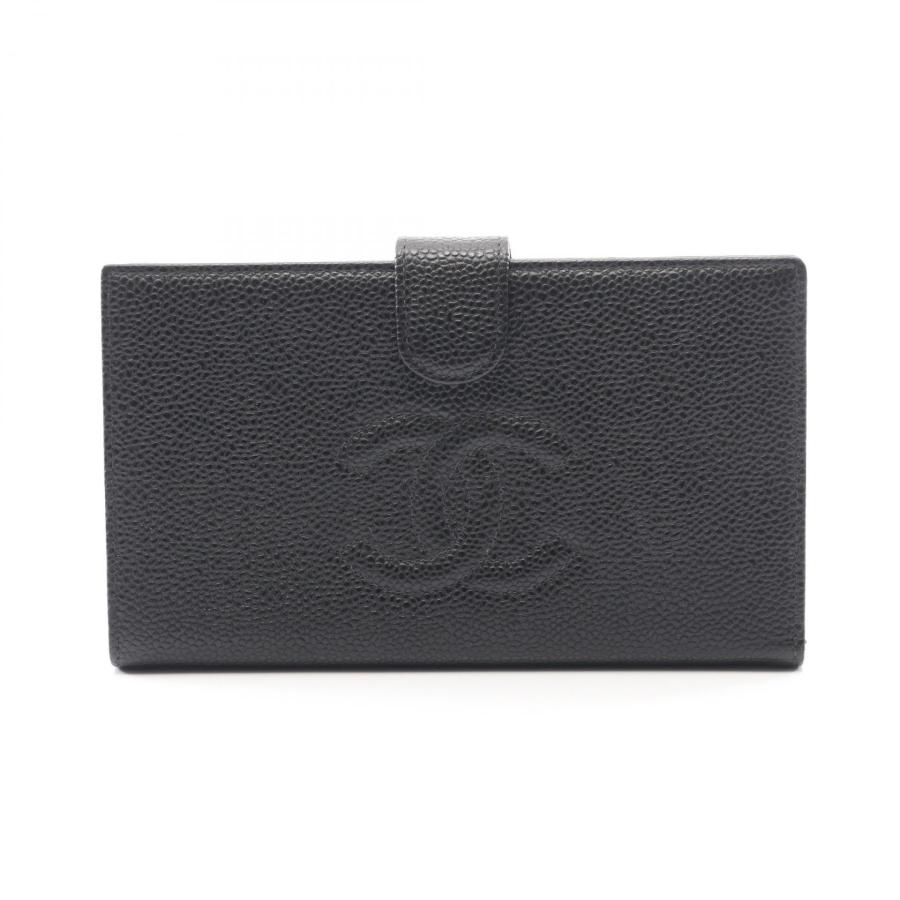 ！美品！　CHANEL シャネル　折り財布　レザー　ココマーク オンライン CHANELシャネル 財布/三つ折り/ココマーク CHANELシャネル