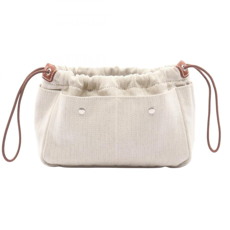 HERMES　エルメス　フールビ20　ポーチ　トワルシェブロン HERMES（エルメス） フールビ20 ブランドオフ レザー ポーチ トワル