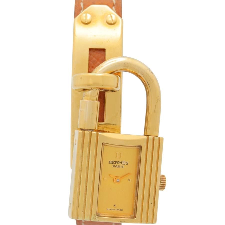 HERMES エルメス 腕時計 ケリーウォッチ ゴールド系 GP（ゴールド