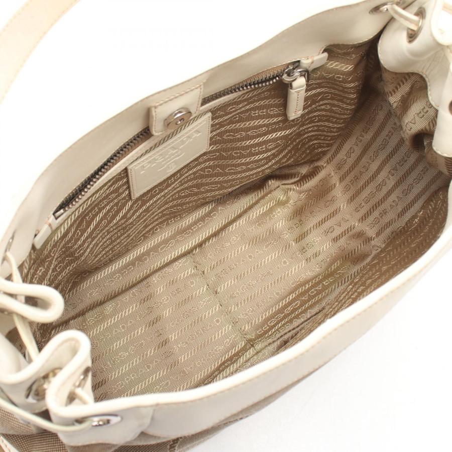 PRADA（プラダ） LOGO JACQUARD ブランドオフ キャンバス ショルダー