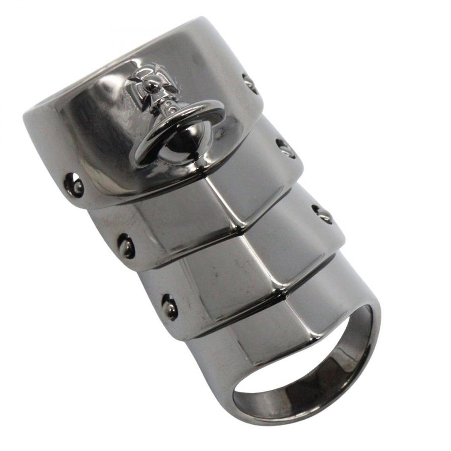 ヴィヴィアンウエストウッド アーマーリング ガンメタル ブランドオフ