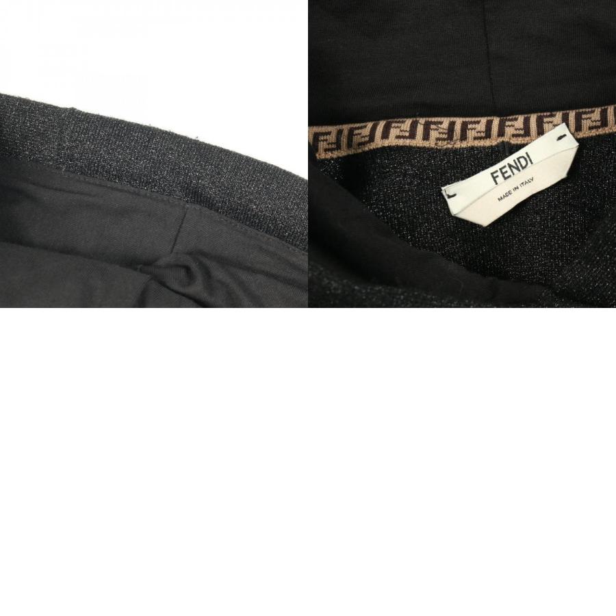 FENDI（フェンディ） ロゴ ラメ ブランドオフ ウール パーカー 中古 