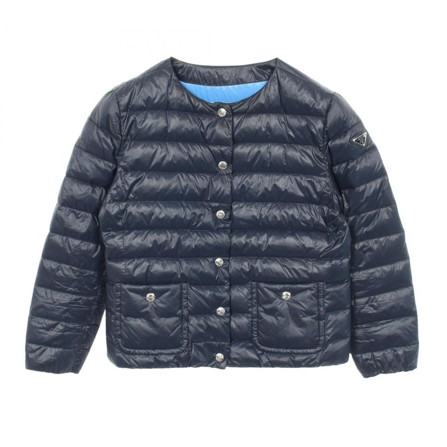 【美品】PRADA ナイロンフーデットジャケット　トライアングルロゴ　サイズ38 PRADA（プラダ） 爆買 トライアングルロゴ ブランドオフ ナイロン