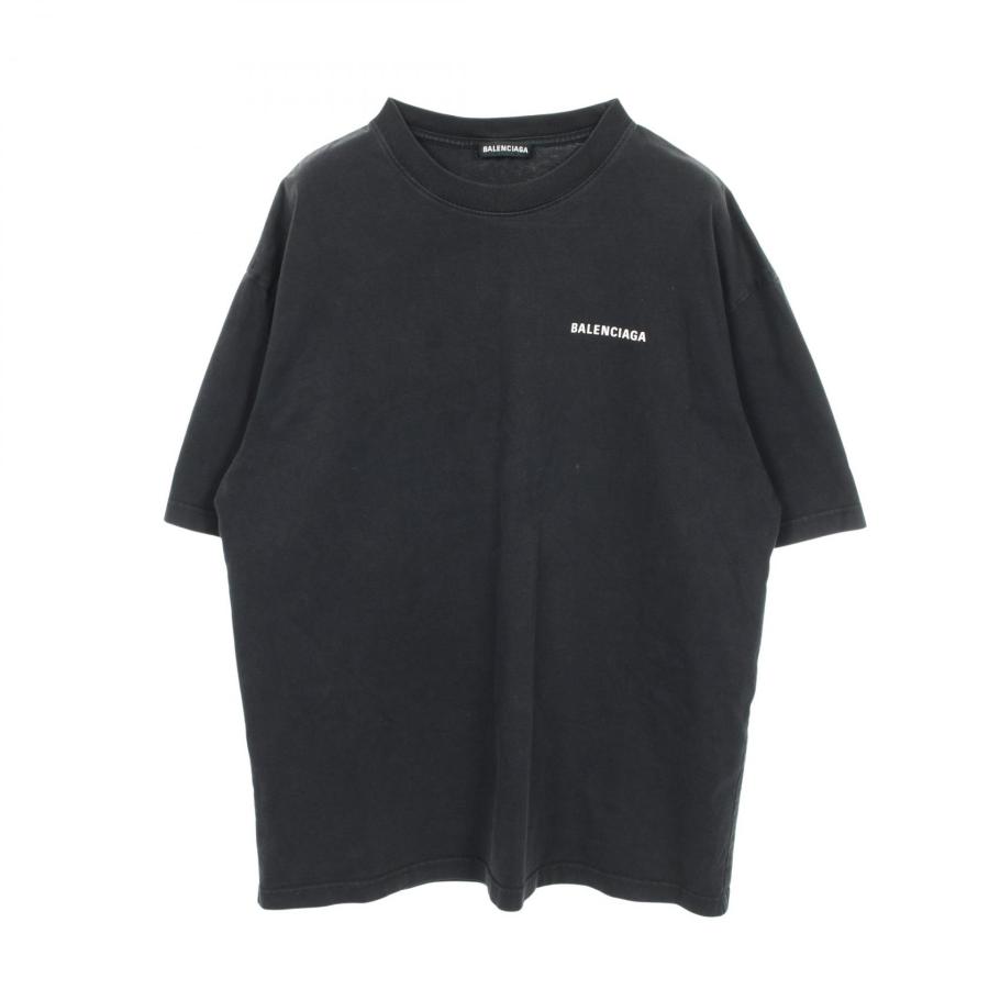 バレンシアガ BALENCIAGA ロゴ プリント 半袖Ｔシャツ BALENCIAGA（バレンシアガ） 両面ロゴプリント 半袖Tシャツ カットソー