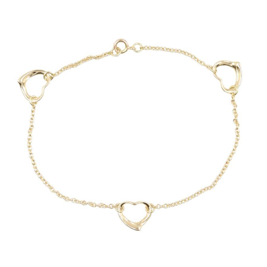 Tiffany オープンハートブレスレット ゴールド TIFFANY&Co.（ティファニー） オープンハート ブレスレット ブランド