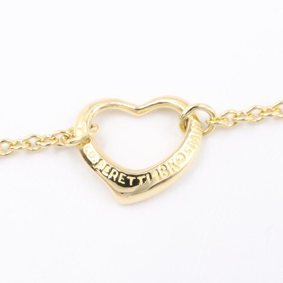 ティファニー オープンハート ブレスレット　18金　18k TIFFANY&Co.（ティファニー） オープンハート ブレスレット ブランド
