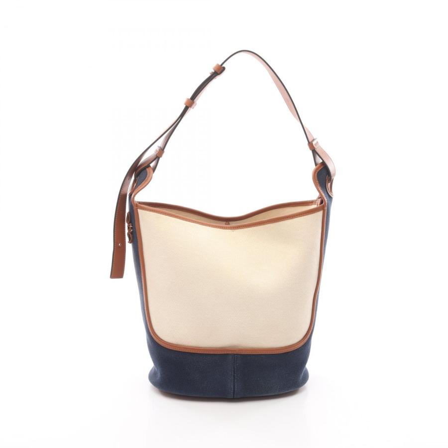 LOEWE（ロエベ） アナグラム ホーボーバッグ ブランドオフ キャンバス 
