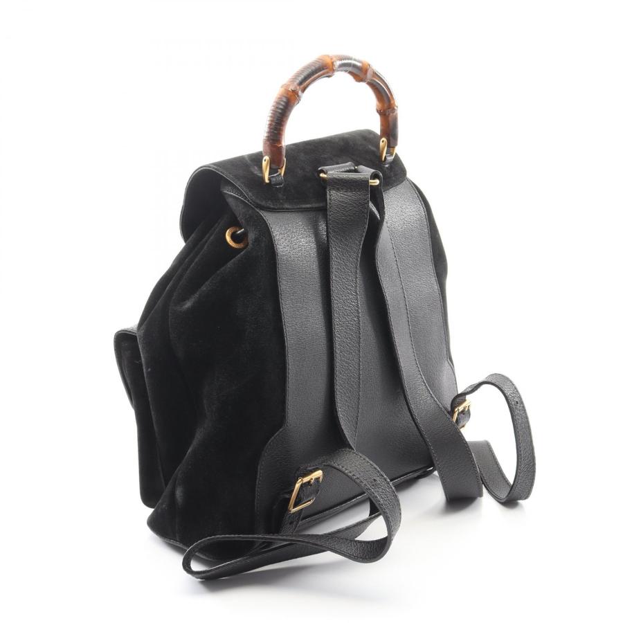 グッチ バンブー ブランドオフ GUCCI スウェード リュックサック 