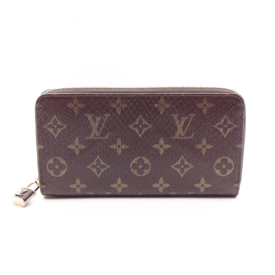希少 ルイヴィトン パイソン ジッピーウォレット 長財布 1点物 ラウンドジップ LOUIS VUITTON（ルイ・ヴィトン） ジッピーウォレット モノグラム